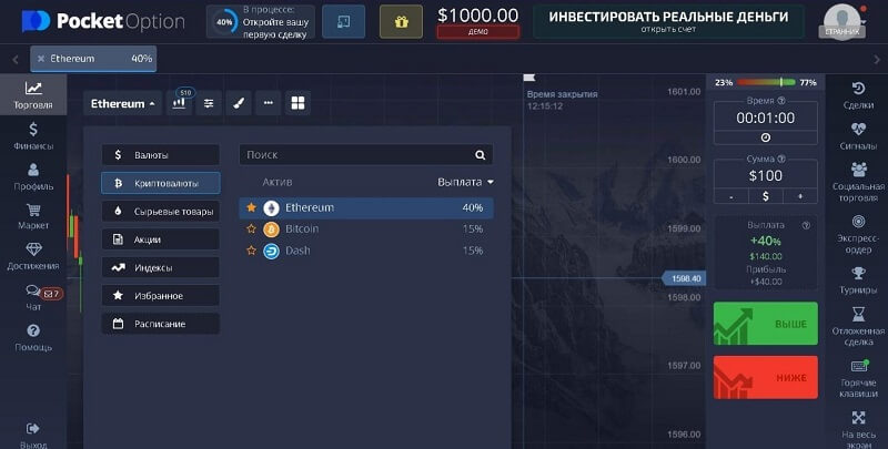 Криптовалютная Торговля на Pocket Option 3 Криптовалютная Торговля на Pocket Option 3