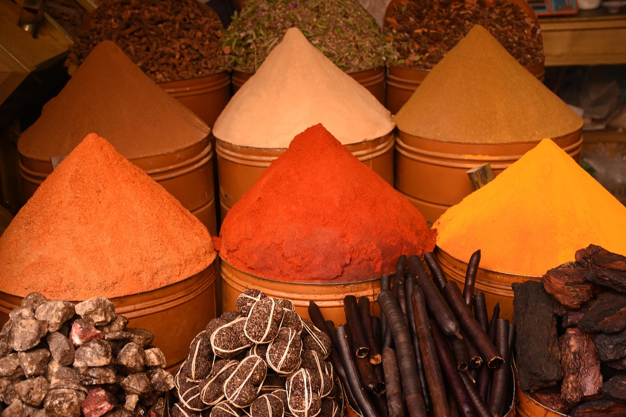spice cone, morocco, market, morocco, morocco, morocco, morocco, morocco
